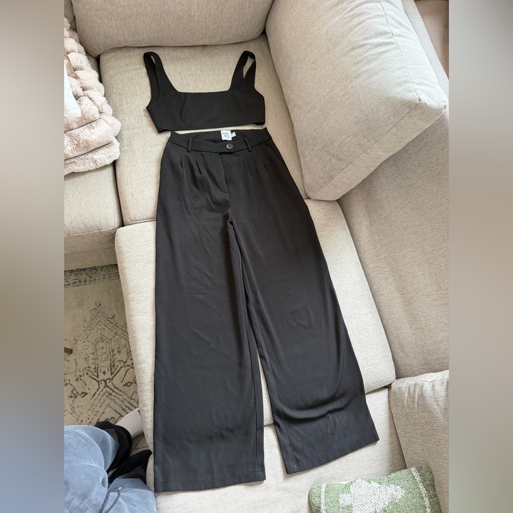 Princess Polly Black Two Piece Set